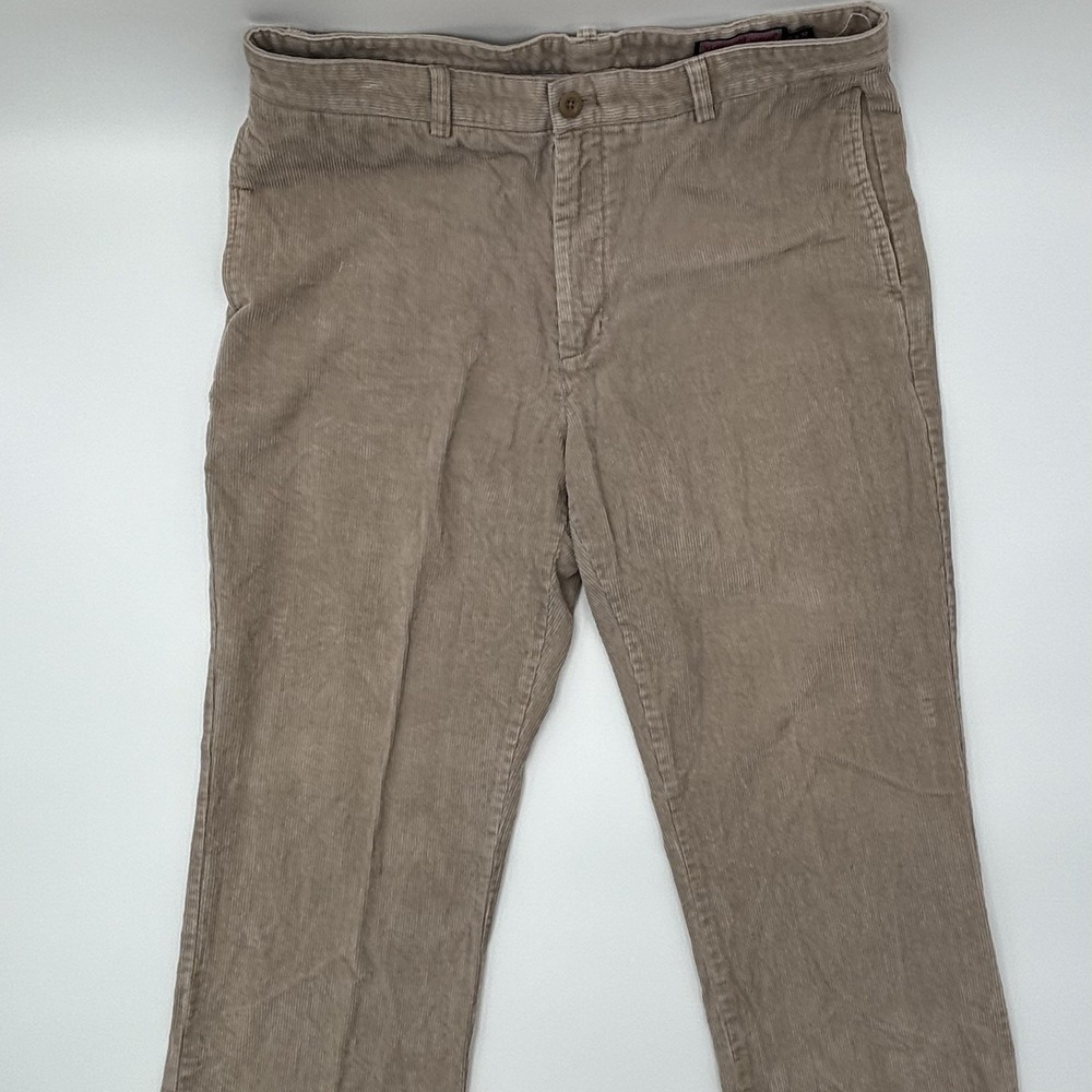 Vineyard Vines Corduroy Pants Mens 35x32 Beige Tan Chino Straight Leg Classic